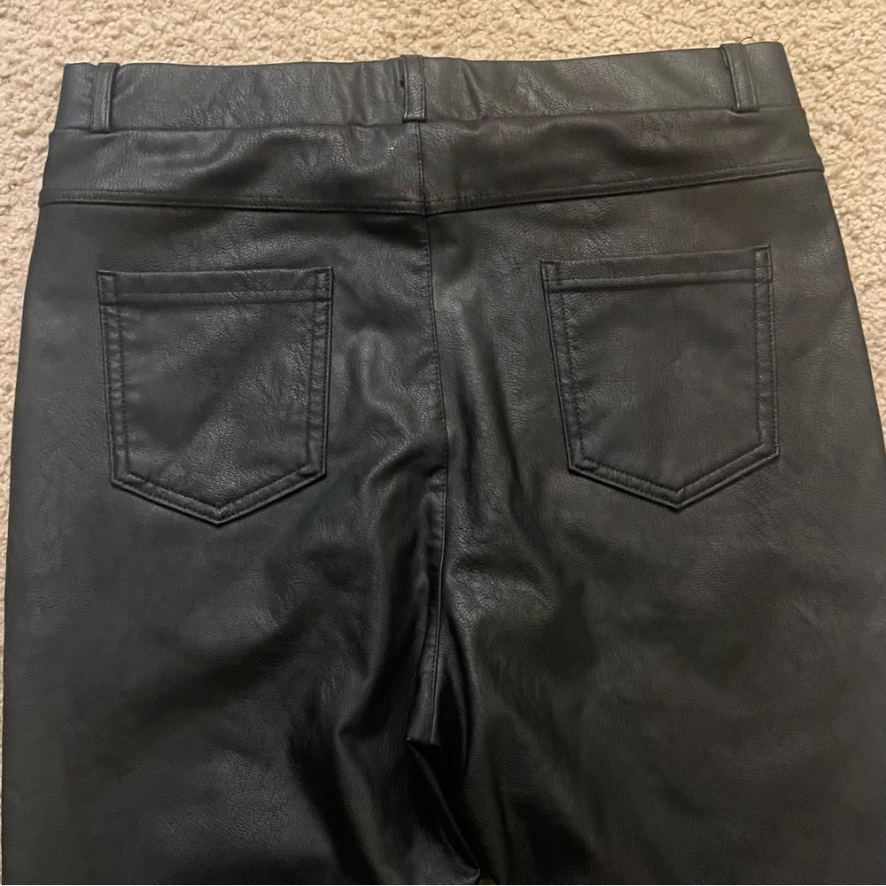 Tagoo Faux Leather Leggings for Women High Waisted Pleather Pants - Picture 8 of 11